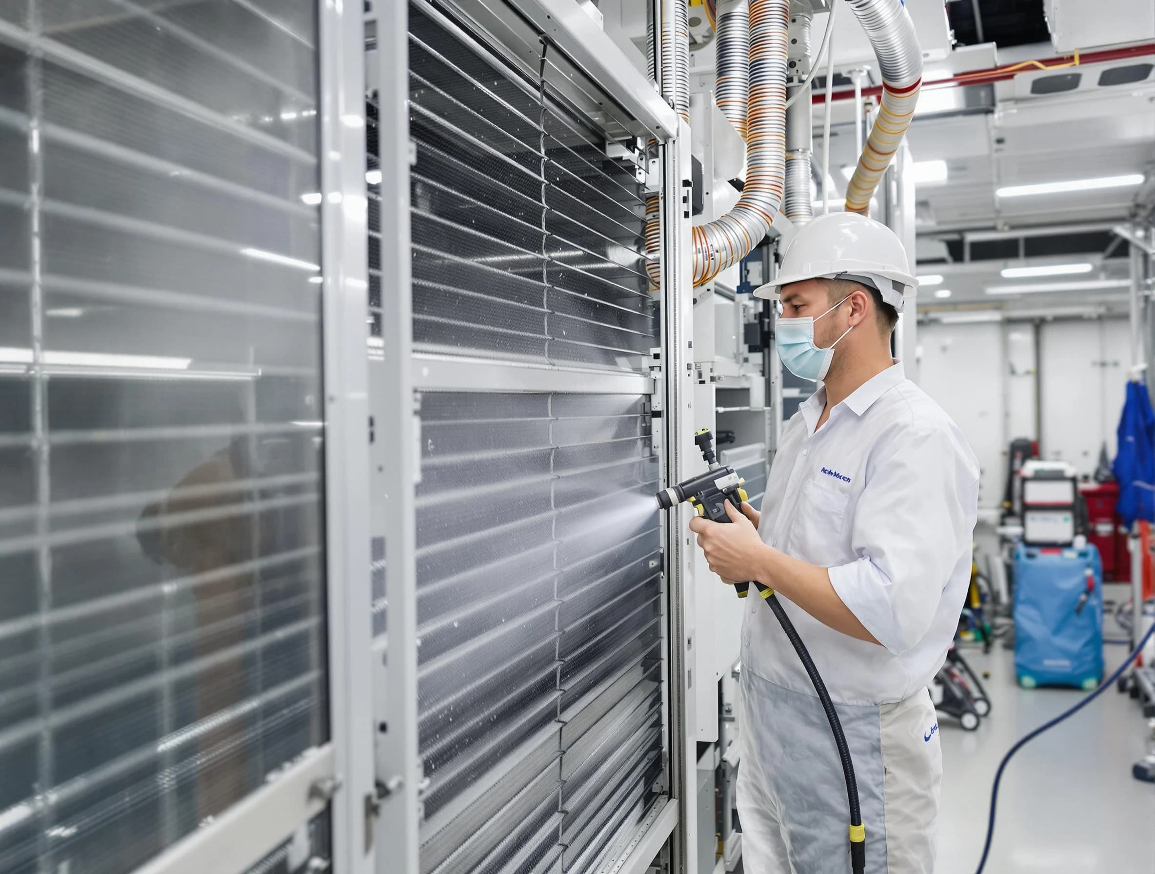 Professional AC coil cleaning by Bridgewater Air Duct Cleaning in Bridgewater