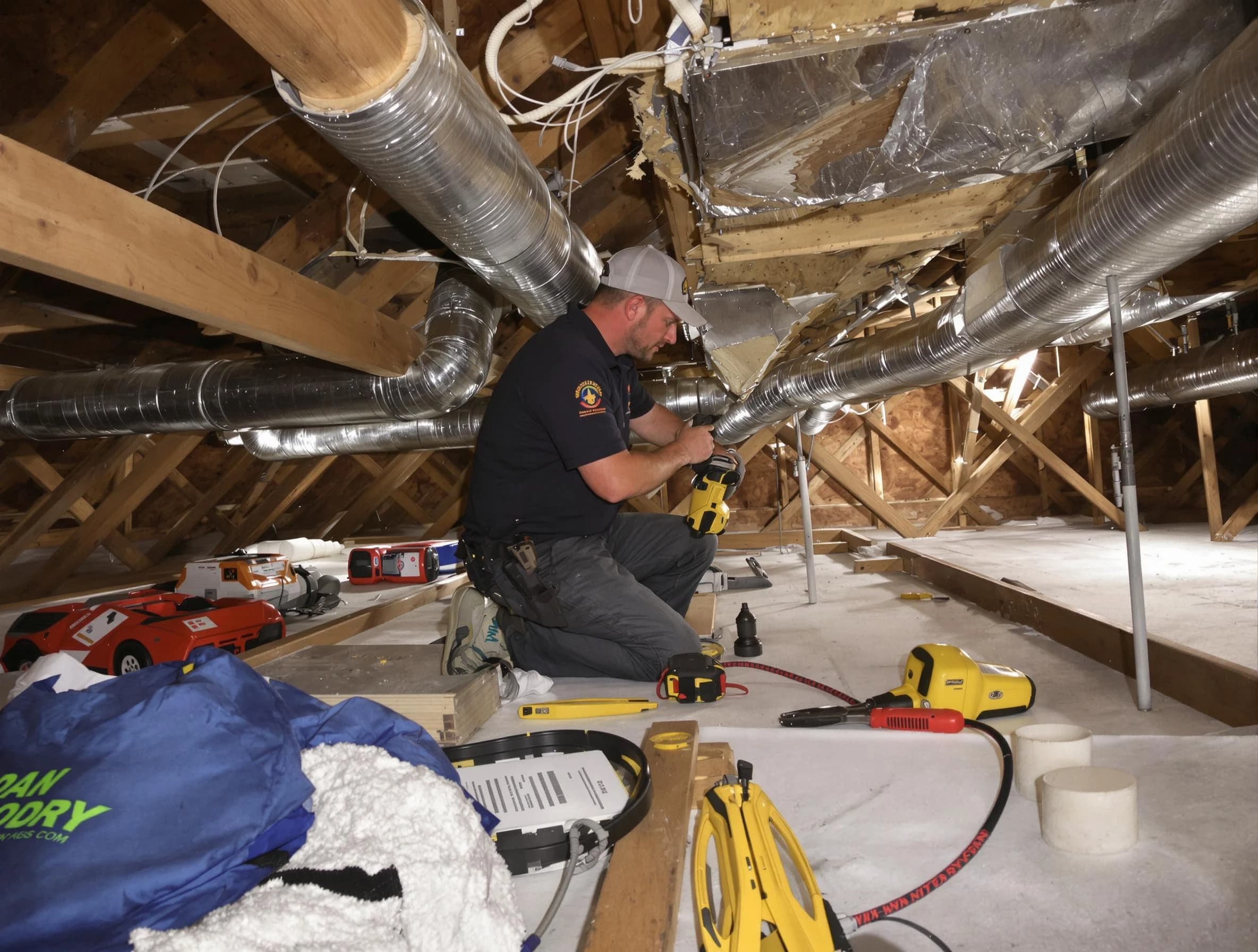 Professional air duct repair by Bridgewater Air Duct Cleaning in Bridgewater