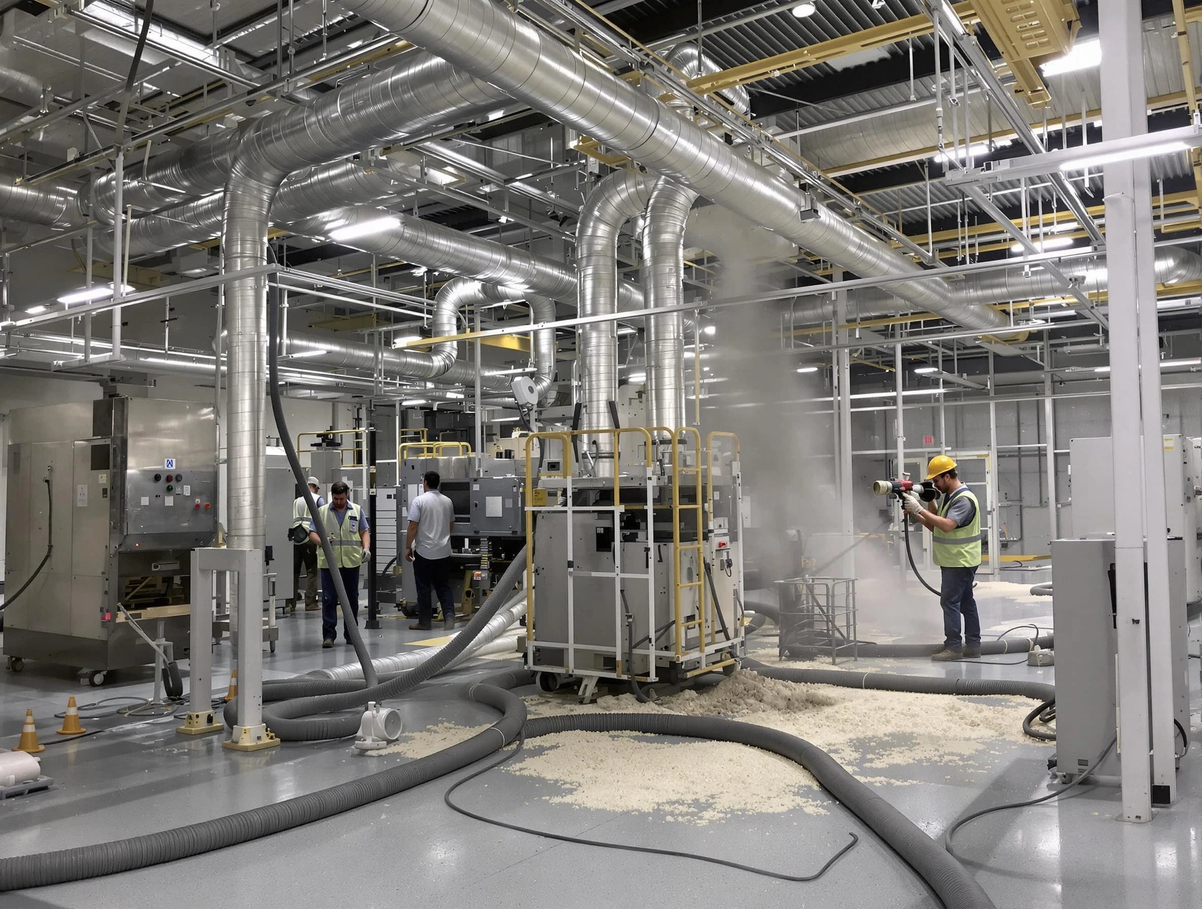 Heavy-duty industrial duct cleaning by Bridgewater Air Duct Cleaning in Bridgewater