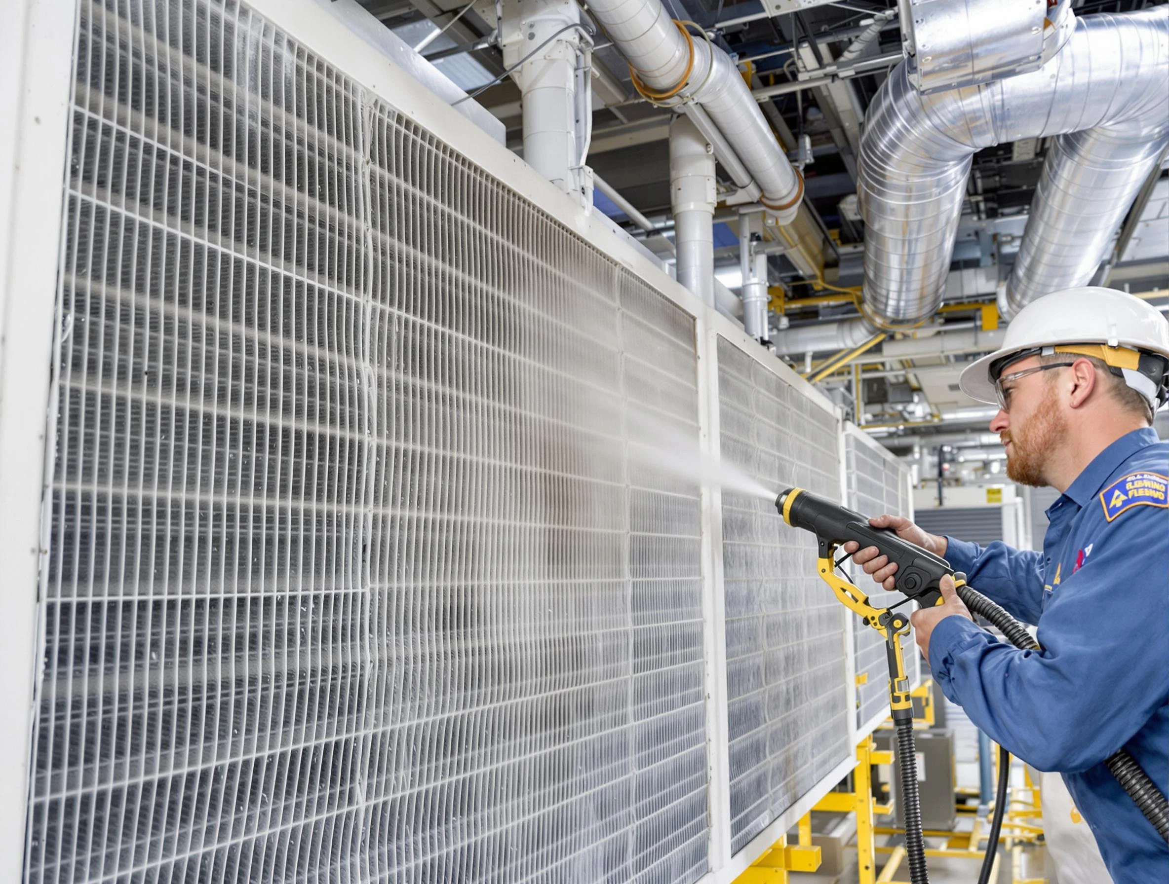 Professional commercial coil cleaning by Bridgewater Air Duct Cleaning in Bridgewater