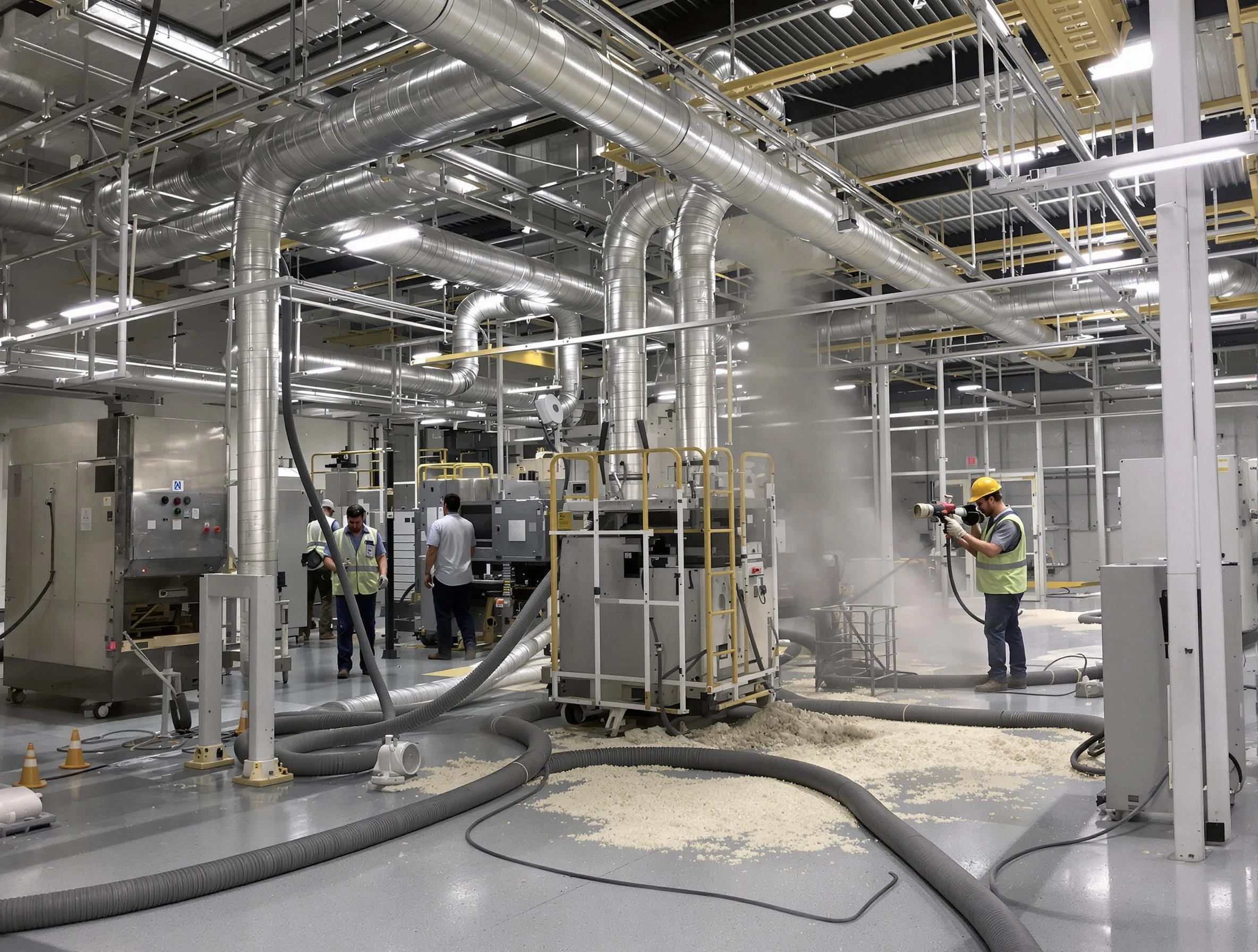 Heavy-duty industrial duct cleaning by Bridgewater Air Duct Cleaning in Bridgewater